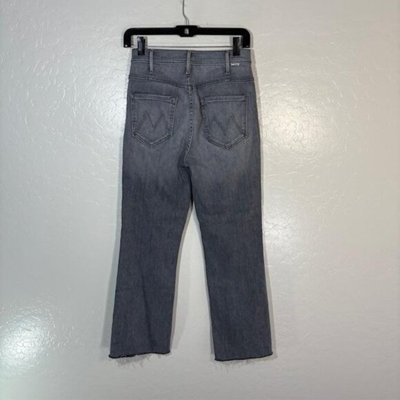 Mother The Hustler Ankle Fray Jeans Womens 26 Daytona Nights Raw Hem High Rise - Picture 5 of 12